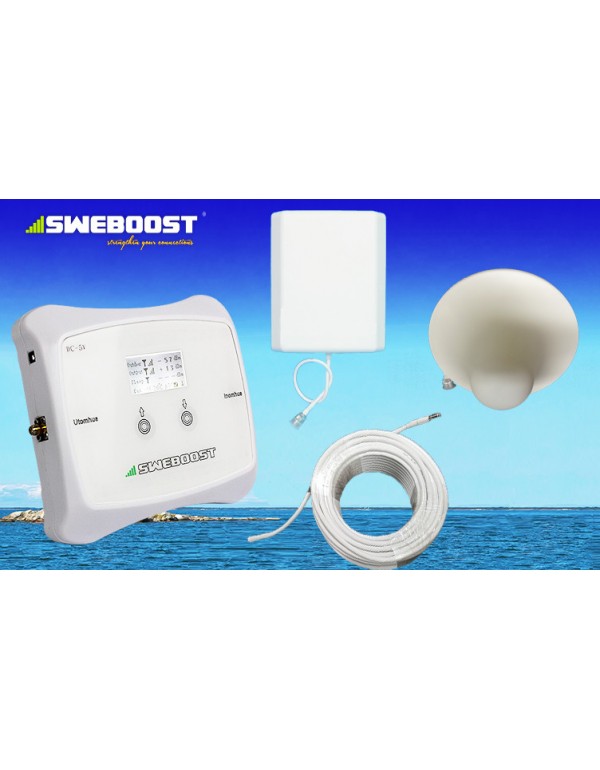 SWEBOOST 50000 serie (up till 1000m2) 70 dB 20dBm output (uteffekt) 3G alt GSM